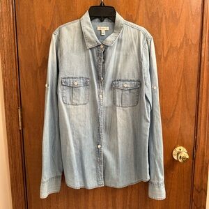 J. Crew Denim Button Down